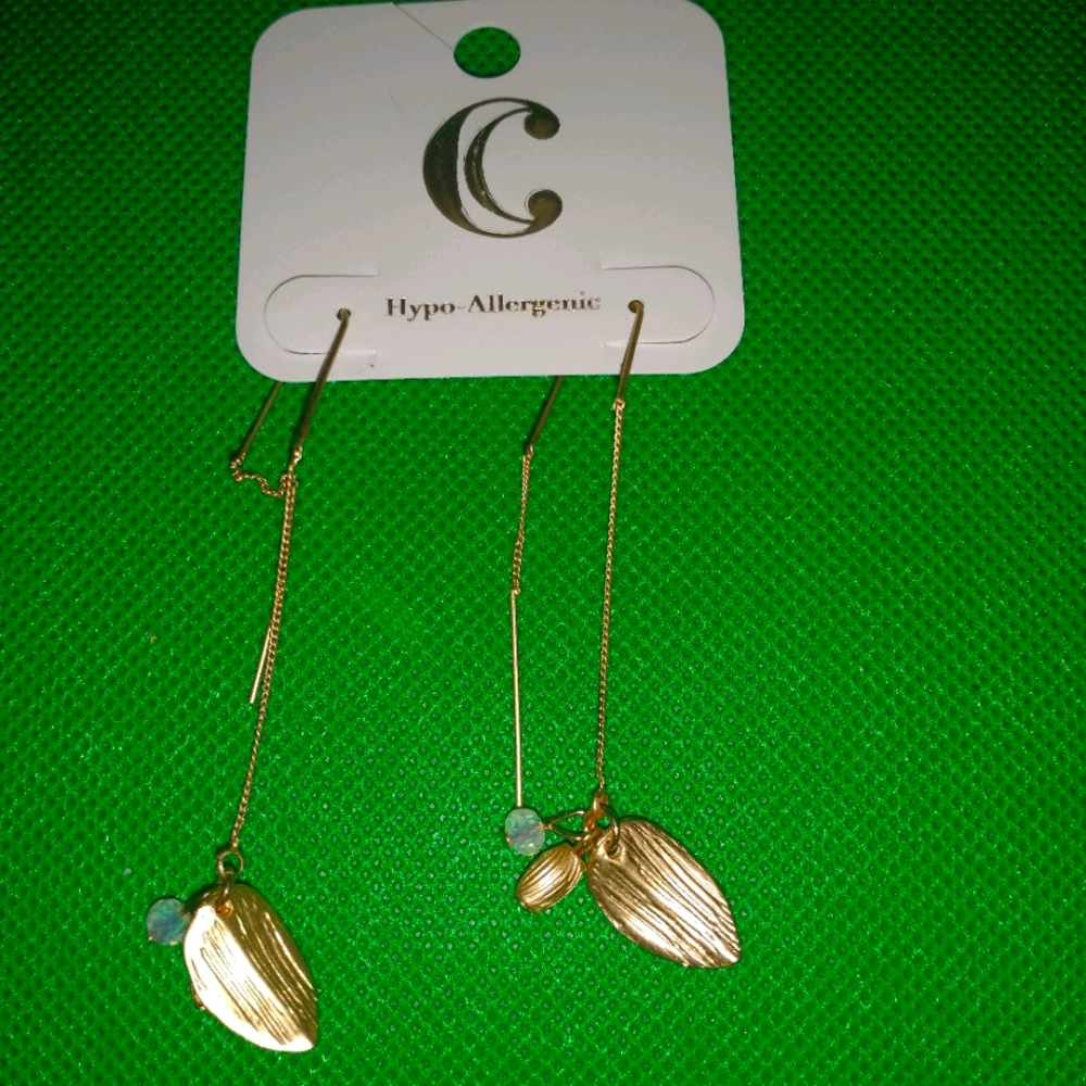 Charming Charlie Leaf Earrings